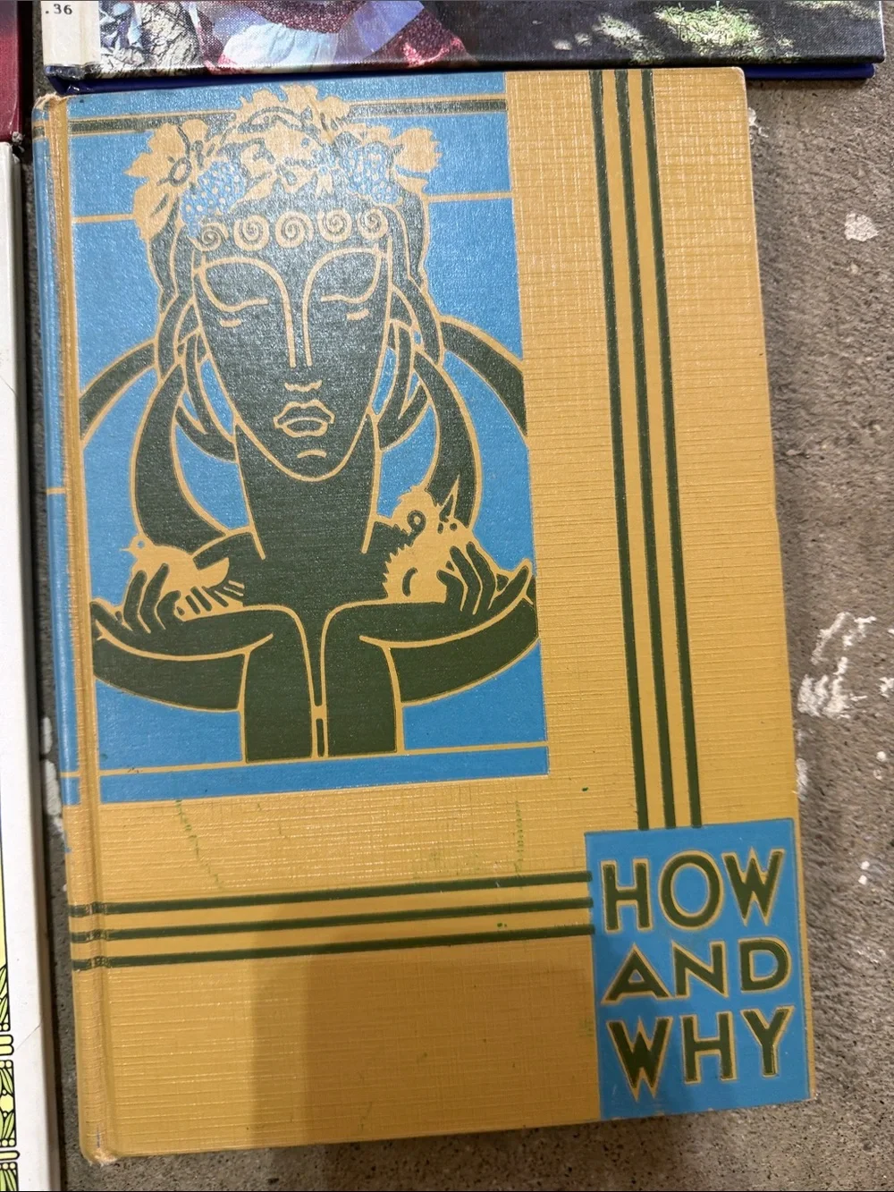 Vintage 'How and Why' Golden Book Cover - Decorative Home Accent
